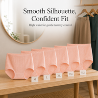 Women's High-Waist Cotton Briefs for Middle-Aged & Elderly Women