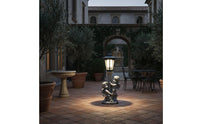 Solar Angel Statue Energy Saving Resin Angel Figurine Lamp Automatic activation/Off Sunlit Garden Statue Light for Yard, Lawn, Patio