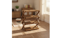 Dollhouse Shoe Rack Compact Miniature Rack Solid Color Furniture for Diorama Builders