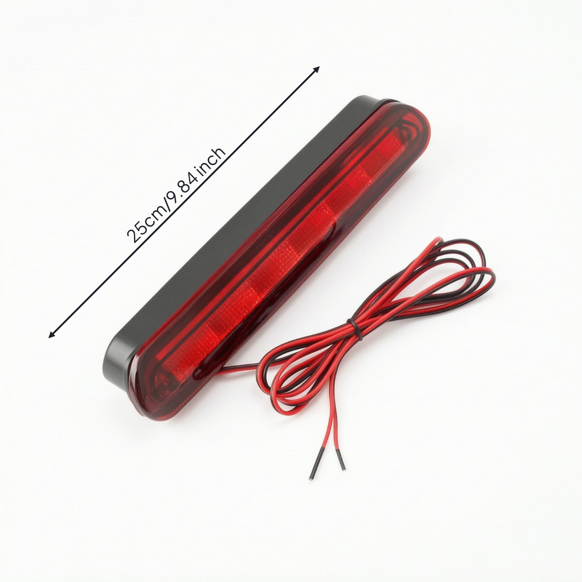 Third Brake Light with Tinted Lens No Modification Required Elevated Stop Lamp Super Bright for Pickup Owners