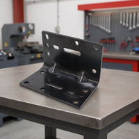 Winch Mounting Bracket Heavy-Duty Winch Bracket Steel Powder-Coated for DIYers, Trailer, Workshop