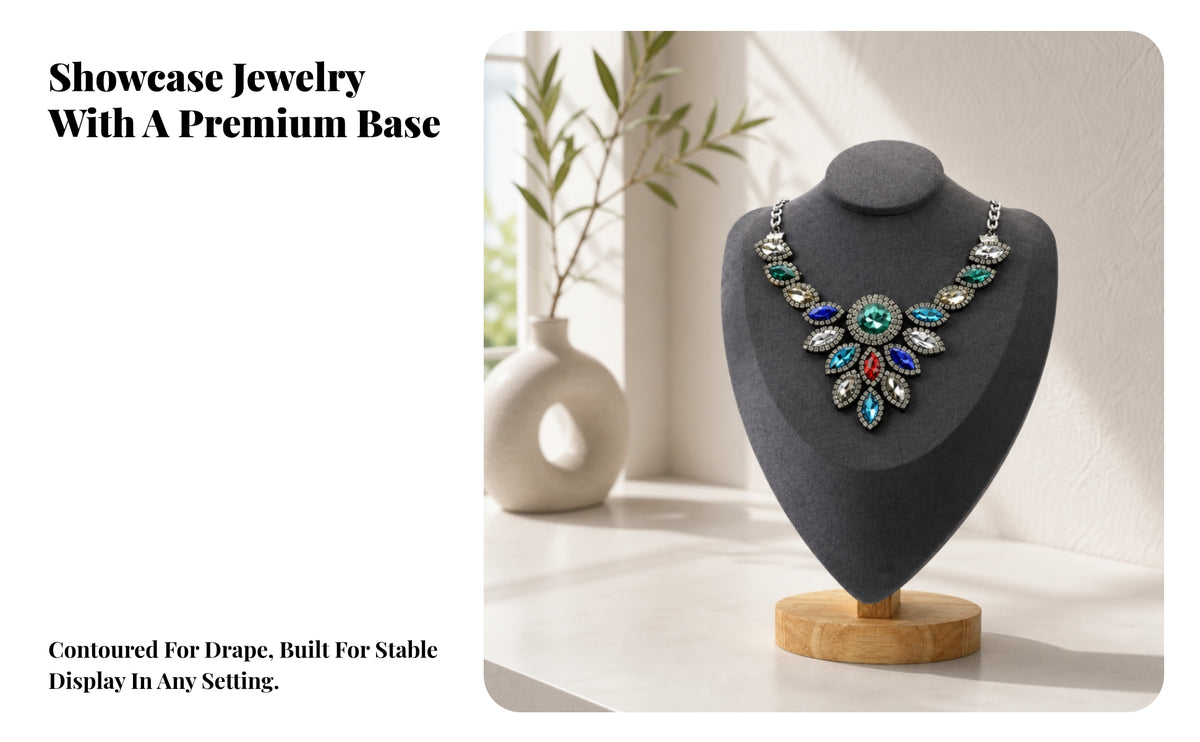 Stable Necklace Display Bust