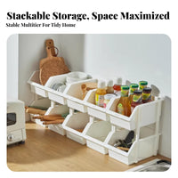 Stackable Under-Sink container sturdy Home Organization Portable for Renters, Parents