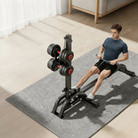 Space-Saving Indoor Rowing Machine Compact Foldable Rowing Machine Full-Body Rower Low-Impact for Home Gym, Apartment