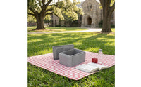 Textured Expanded Polypropylene Insulated Foam Box Gray Insulated Foam Container Hinged-Style