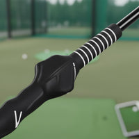Golf Swing Training Stick Portable Golf Grip Coach Long-Lasting Rubber Head Swing Stick for Beginners, Practice Range