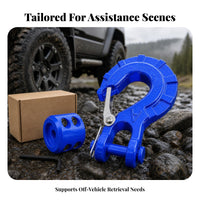Heavy-Duty Cast Tow Hook G70 Alloy Steel Offvehicle Extraction Gear for UTV Use
