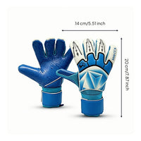 Goalkeeper Gloves with Finger Support Shielded Soccer Goalkeeper Gloves Breathable for Goalies