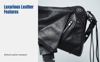 Bowling Bag, Soft Collar Tote, Large Capacity Shoulder Crossbody, Leather Travel Bag