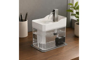 Quiet Pump Feline Water Fountain Easy to Clean Pet Fountain Water Fountain Filter System Large Capacity for Cats, Small Dogs