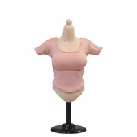 Doll T-Shirt Short Sleeve Action Figure T-Shirt Scoop Neck