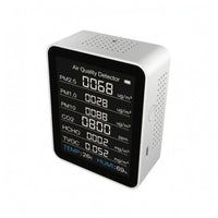 Built-in Display Digital Air Quality Monitor Temperature and Humidity Indoor Air Quality Tester Handheld Formaldehyde Monitor Compact
