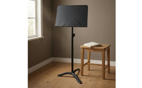 Foldable Music Stand Telescoping Pole Folding Music Stand Anti-Slip Feet