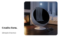 Space Capsule Look ovoid-Shaped capsule Chair Artistic Design Indoor Seating distinctive Shape Er& proceednomic Comfort for Interior Designers, Adults, residents, Living Room, Lounge Area, perusing corner, Office