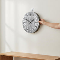 No-Drill Installation 3D Numeral Wall Clock Easy to Install Modern Minimalist Wall Clock Quartz Movement House Decoration for Living Room, Bedroom, Office