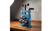 Circlet and Bracelet Bender Easy To Operate Jewelry Bending Machine Hand Crank Rolling Machine Labor-Saving Bracelet Bending