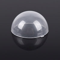 PC Material Hemispherical Shape LED Bulb Cover for DIY Lighting, 48.8mm Diameter and 27mm Height, Frosted Milky White PC Bulb Cover, Single Unit