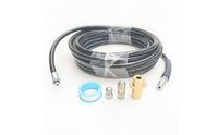 Sewer Drain Cleaning Hose with Nozzles Flexible Rotating Nozzle Wear-Resistant for Plumbers