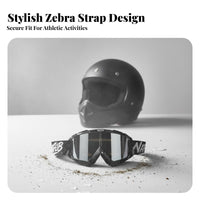 Motocross Eyewear S Adjustable Strap Motorcycle Eyewear S All-Terrain Riding Glasses Windproof Dirt Bike Eyewear Anti-Fog