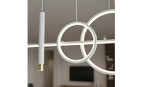 Modern Ceiling Lamp Full Modern Flush Mount Overhead Light Energy Saving Rectangular Flush Mount Light for Whole House, Living Room