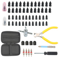 Tubeless Tire Emergency Repair Kit with Rubber-Coated Steel Screws