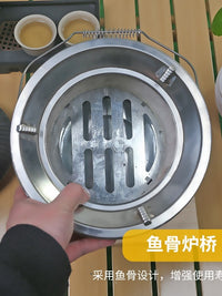 手提移动户外野炊做饭农村烤火炉煤炉家用围炉煮茶炭炉多功能取暖