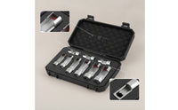 9 Pieces Metric Slotted Socket Set with Case Chrome Vanadium Slotted Socket Set Rust-Resistant Toolbox Long-Lasting for Mechanics, Automotive Repair