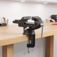 Stable Style Bench Vise Compact Bench Vise with Rotating Base Sturdy 360-Degree for Metal Repair
