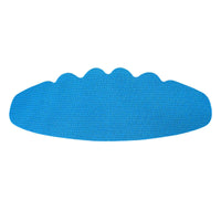 Anti-Dirt Self-Adhesive Brim Pad Curved Shape Hat Brim Pad Scalloped Edge Self Adhesive Hat Liner Textured Woven Surface