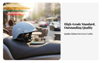 Helmet Sun Protection Lightweight Helmet Breathable Shielded Headwear for Commuters, Cyclists, City Riding, Commuting