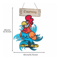 360° Rotation Wooden Creature Wind Whirligig Easy to Hang Cute Creature Whirligig Colorful Design Yard Hanging Decor 3D Effect for Garden, Patio
