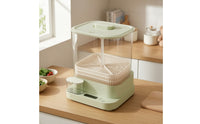 Bean Sprout Machine Smart Bean Sprouter Automatic Sprouter with Water Tank Transparent Three-Layer Sprout Maker Countertop