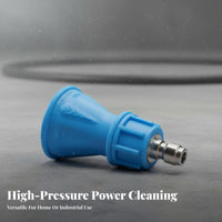 Long-Lasting Construction High Pressure Washer Nozzle Rust Proof Stainless Steel Fixed Angle Washer Nozzle Splash Control for Siding Washing