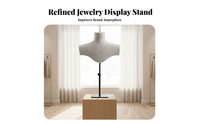 Necklace Mannequin Stand Minimalist Design Neutral Color for Boutiques