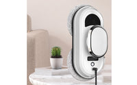 Smart Window Cleaning Robot Slim Robotic Window Cleaner Compact Glass Cleaning Robot Intelligent for Homeowners, High Glass Panes, Mirrors