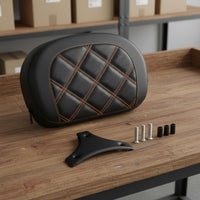 Motorcycle Backrest Pad Comfortable Passenger Sissy Bar Pad for Road Trips