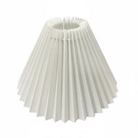 Pleated Lampshade Translucent DIY Lamp Shade Washable for DIYers