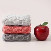3 Pack Microfibre Cloth, Oil-Resistant Cloths for Dishes and Cookware, High Absorption Tea Towels for Kitchen Cleaning, Mixed Colors, 3 Count