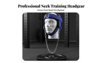 Weight Lifting Neck Harness Customizable Fit Neck Weight Lifting Harness Heavy-Duty Construction Strength Training Gear for Fighters, Athletes