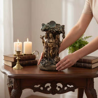 Pagan Altar Decor Decorative Embellishment Wiccan Altar Statue Chthonic Deity Sculpture Detailed Craftsmanship for Pagans