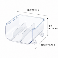 Refrigerator Wine Rack, Transparent, Stackable, Bottle Holder, Refrigerator Storage
