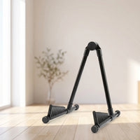 Metal Triangular-Frame Guitar Stand Portable Folding Guitar Stand Long-Lasting Universal for Guitarists, Students, Stage