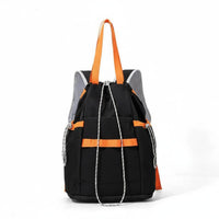 Badminton Backpack Double Zipper Sports Travel Backpack Padded Back Straps Badminton Racket Bag for Men