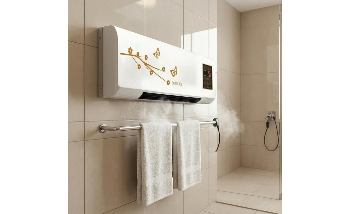 Wall Heater Fan with Digital Display and Wireless Remote