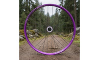 Threaded Mountain Bike Rear Wheel Double Wall Single Speed Rear Wheel Smooth Lightweight for Custom Conversions