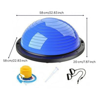 With Pump Half-Dome Balance Instructor Glossy Balance Instructor Dome Concentric Circle Half Exercise Ball Slim