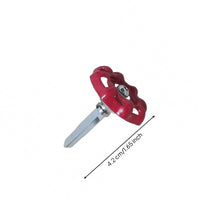 Wheel-Wheel Key Blank Industrial Style Small Decor Hanging Ornament