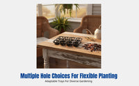 Flower Tray, Floral Sprouting Tray, PP Planting Tray, Durable Multi-Hole Nursery Tray
