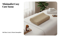 High Elasticity Slow Rebound Memory Pillow Breathable Massage Table Pillow Washable Cover for Masseuses, Adults, Beauty Salon, Bedroom, Home