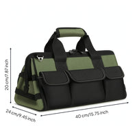 Tool Bag Multi-Compartment Tool Bag with Adjustable Shoulder Strap for Technicians, Job Site